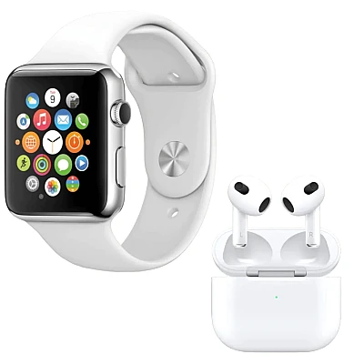 Set Ceas Smartwatch Inteligent si casti wireless BARBATI Set Ceas Smartwatch Inteligent si casti wireless BARBATI