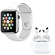 Set Ceas Smartwatch Inteligent si casti wireless BARBATI Set Ceas Smartwatch Inteligent si casti wireless BARBATI