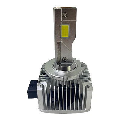 Set de 2 becuri Led D1S putere 120W temperatura lumina 6500K Alb CANBUS cu ventilator Set de 2 becuri Led D1S putere 120W temperatura lumina 6500K Alb CANBUS cu ventilator