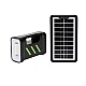 Kit solar GD-13 cu lampa multifunctionala panou solar si 3 Becuri