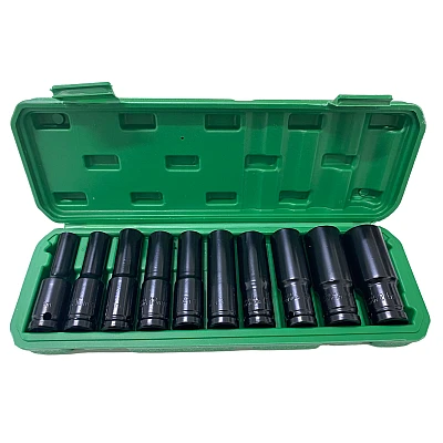 Trusa Chei Tubulare Impact - 10 Tubulare 1/2 8 - 24 Mm Cutie Rosu/Verde Trusa Chei Tubulare Impact - 10 Tubulare 1/2 8 - 24 Mm Cutie Rosu/Verde