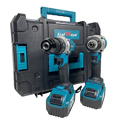 Trusa Masina cu Impact + Autofiletanta cu 2 Acumulatori 36V Trusa Masina cu Impact + Autofiletanta cu 2 Acumulatori 36V