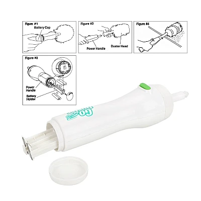 Pamatuf curatare praf electric rotativ cu 250 rpm Set GO DUSTER Pamatuf curatare praf electric rotativ cu 250 rpm Set GO DUSTER