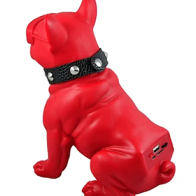 Boxa Portabila Bulldog ROSU Cu Bluetooth CH M11M Cititor USB Card Radio si microfon Boxa Portabila Bulldog ROSU Cu Bluetooth CH M11M Cititor USB Card Radio si microfon