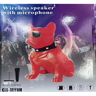 Boxa Portabila Bulldog NEGRU Cu Bluetooth CH M11M Cititor USB Card Radio si microfon Boxa Portabila Bulldog NEGRU Cu Bluetooth CH M11M Cititor USB Card Radio si microfon