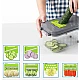 Razatoare multifunctionala pentru fructe si legume 22 piese lame din otel inoxidabil gri / verde Razatoare multifunctionala pentru fructe si legume 22 piese lame din otel inoxidabil gri / verde