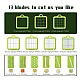 Razatoare multifunctionala pentru fructe si legume 22 piese lame din otel inoxidabil gri / verde Razatoare multifunctionala pentru fructe si legume 22 piese lame din otel inoxidabil gri / verde