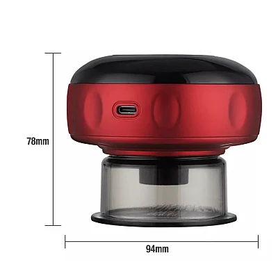 Aparat de masaj cu vacuum electric Terapie prin ventuze 12 niveluri de presiune si incalzire Aparat de masaj cu vacuum electric Terapie prin ventuze 12 niveluri de presiune si incalzire
