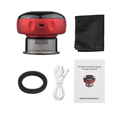 Aparat de masaj cu vacuum electric Terapie prin ventuze 12 niveluri de presiune si incalzire Aparat de masaj cu vacuum electric Terapie prin ventuze 12 niveluri de presiune si incalzire