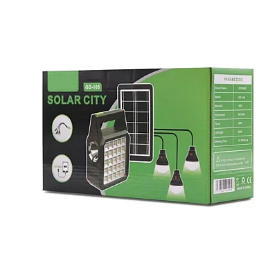 Kit solar GD 105 Lanterna LED multifunctionala cu panou solar Kit solar GD 105 Lanterna LED multifunctionala cu panou solar