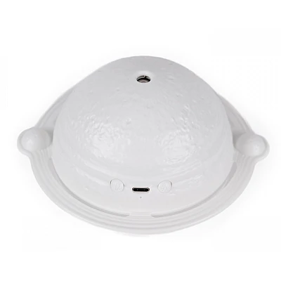 Umidificator lampa model Jupiter cu 3 moduri iluminare incarcare USB suport lemn Umidificator lampa model Jupiter cu 3 moduri iluminare incarcare USB suport lemn