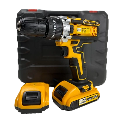 Trusa Bormasina cu percutie 2 acumulatori 36V 5Ah cu 26 accesorii Trusa Bormasina cu percutie 2 acumulatori 36V 5Ah cu 26 accesorii