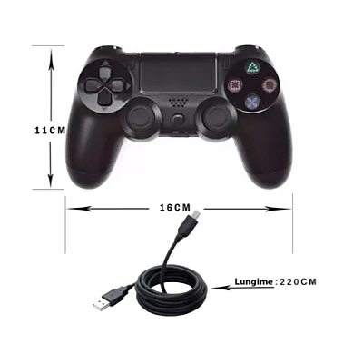 Joystick Controller Doubleshock 4 Gamepad pentru consola PS4 cu vibratii intense Joystick Controller Doubleshock 4 Gamepad pentru consola PS4 cu vibratii intense