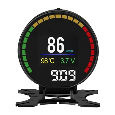 Aparat diagnosticare si afisaj informatii bord P15 pe parbriz digital OBD2 de tip HUD display pentru bord Aparat diagnosticare si afisaj informatii bord P15 pe parbriz digital OBD2 de tip HUD display pentru bord