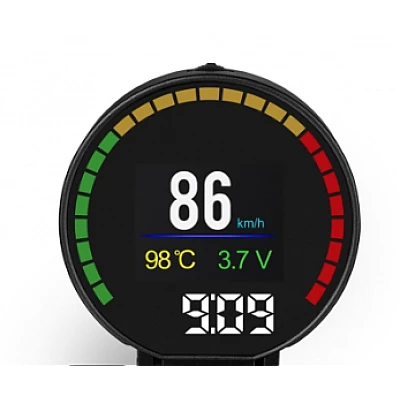 Aparat diagnosticare si afisaj informatii bord P15 pe parbriz digital OBD2 de tip HUD display pentru bord Aparat diagnosticare si afisaj informatii bord P15 pe parbriz digital OBD2 de tip HUD display pentru bord