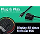 Aparat diagnosticare si afisaj informatii bord P15 pe parbriz digital OBD2 de tip HUD display pentru bord Aparat diagnosticare si afisaj informatii bord P15 pe parbriz digital OBD2 de tip HUD display pentru bord