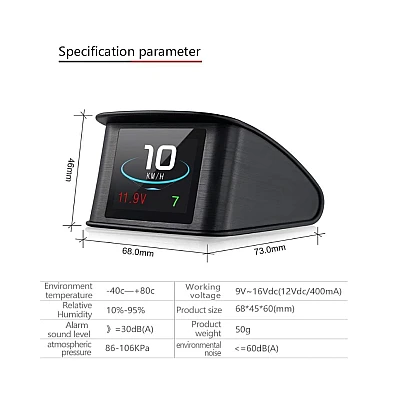 Display Head Up T600 Kilometraj cu GPS