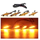 Set 4 lumini de zi si gabarit F3 pentru auto sau autocamioane montaj pe grila 12V/24V Set 4 lumini de zi si gabarit F3 pentru auto sau autocamioane montaj pe grila 12V/24V