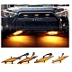 Set 4 lumini de zi si gabarit F3 pentru auto sau autocamioane montaj pe grila 12V/24V Set 4 lumini de zi si gabarit F3 pentru auto sau autocamioane montaj pe grila 12V/24V