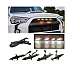 Set 4 lumini de zi si gabarit F3 pentru auto sau autocamioane montaj pe grila 12V/24V Set 4 lumini de zi si gabarit F3 pentru auto sau autocamioane montaj pe grila 12V/24V