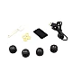 Set 4 senzori de presiune si temperatura anvelope cu afisaj LCD si incarcare Solara Set 4 senzori de presiune si temperatura anvelope cu afisaj LCD si incarcare Solara