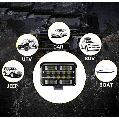 Proiector LED auto 192W cu 46 led uri Proiector LED auto 192W cu 46 led uri