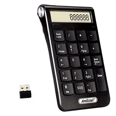 Tastatura Numerica Extensie cu Receptor Wireless USB 3.0 Andowl QJP30 Tastatura Numerica Extensie cu Receptor Wireless USB 3.0 Andowl QJP30