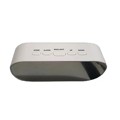 Ceas electronic A118 de masa design modern afisaj LCD alb Ceas electronic A118 de masa design modern afisaj LCD alb