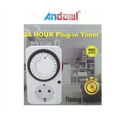 Priza programabila cu temporizator segment de 24h Priza programabila cu temporizator segment de 24h