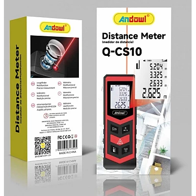 Dispozitiv de masurare a distantei cu laser digital Q CS10 Dispozitiv de masurare a distantei cu laser digital Q CS10