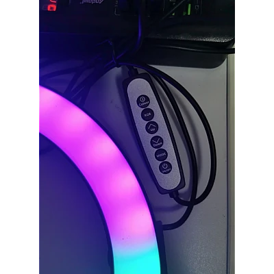 Lampa circulara profesionala LED Ring Light RGB Andowl Q MG34