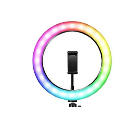 Lampa circulara profesionala LED Ring Light RGB Andowl Q MG34