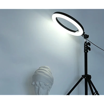 Lampa circulara profesionala LED Ring Light RGB Andowl Q MG34