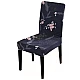 Set 6 huse pentru scaun model cu flori roz CC-80 Set 6 huse pentru scaun model cu flori roz CC-80