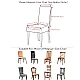 Set 6 huse pentru scaun model MARO simplu CC-93 Set 6 huse pentru scaun model MARO simplu CC-93