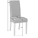 Set 6 huse pentru scaun model KHAKI simplu CC-96 Set 6 huse pentru scaun model KHAKI simplu CC-96
