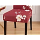 Set 6 huse pentru scaun model ROSII cu flori CC-109 Set 6 huse pentru scaun model ROSII cu flori CC-109