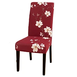 Set 6 huse pentru scaun model ROSII cu flori CC-109