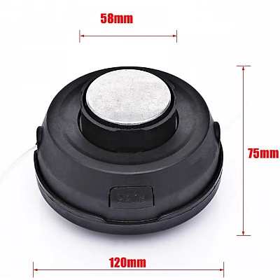 Cap tambur motocoasa buton GRI metalic MX486 Cap tambur motocoasa buton GRI metalic MX486