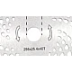 UB Disc cu dinti vidia 255x25.4x40T pentru motocoasa ONDULAT model ROTUND MX1024