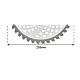 UB Disc cu dinti vidia 255x25.4x40T pentru motocoasa ONDULAT model ROTUND MX1024