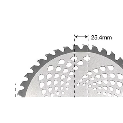 UB Disc cu dinti vidia 255x25.4x40T pentru motocoasa ONDULAT model ROTUND MX1024