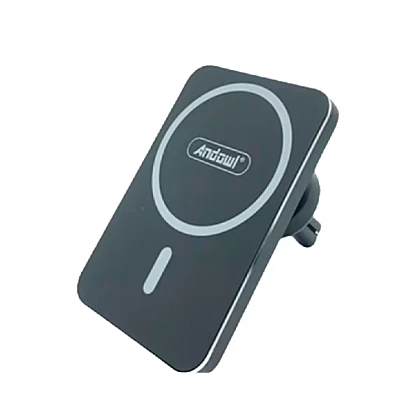 Suport telefon auto Andowl Q PD21 negru cu incarcare wireless reglabil Suport telefon auto Andowl Q PD21 negru cu incarcare wireless reglabil