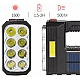 Lanterna de mana 8 LED+COB cu incarcare solara si USB Q SD623 Lanterna de mana 8 LED+COB cu incarcare solara si USB Q SD623