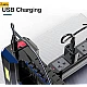Lanterna de mana 8 LED+COB cu incarcare solara si USB Q SD623 Lanterna de mana 8 LED+COB cu incarcare solara si USB Q SD623