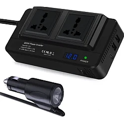 Invertor curent auto 300W 12V/220V USB Q-CC8200 Invertor curent auto 300W 12V/220V USB Q-CC8200