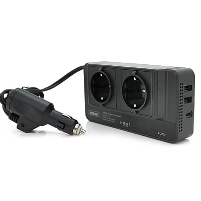 Invertor curent auto 300W 12V/220V USB Q-CC8200 Invertor curent auto 300W 12V/220V USB Q-CC8200