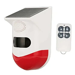 Alarma solara cu telecomanda Q BJ200 pentru exterior Alarma solara cu telecomanda Q BJ200 pentru exterior