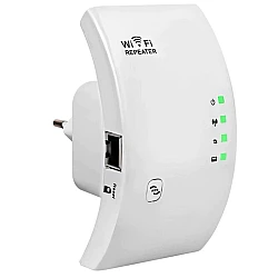 Amplificator wifi Andowl Q 9D functie repeater WiFi 2.4Ghz 100Mbps alb