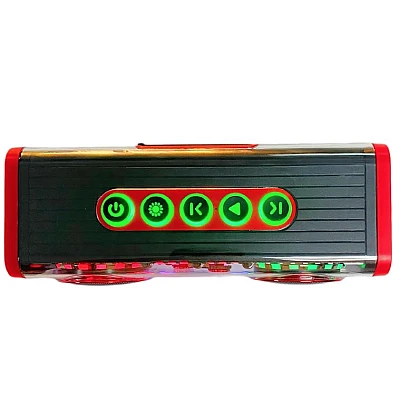 Boxa portabila Q YX1010 cu Bluetooth si iluminare RGB Boxa portabila Q YX1010 cu Bluetooth si iluminare RGB